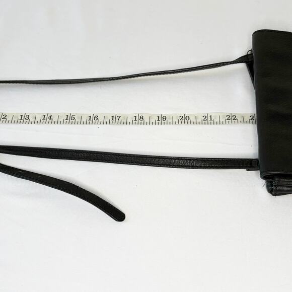 J. Jill Pebbled Leather Crossbody Bag | Black | Adjustable Strap Purse | EUC - Picture 9 of 10